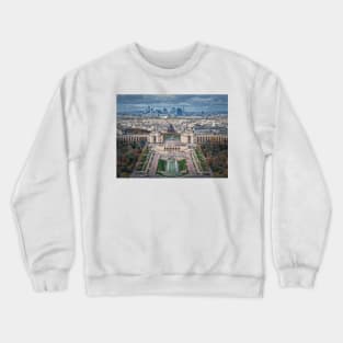 Trocadero area and La Defense metropolitan Crewneck Sweatshirt